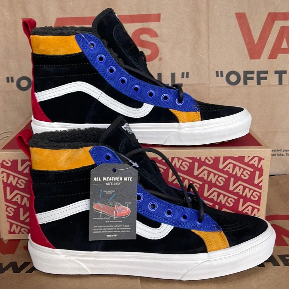 Vans Sk8-Hi 46 MTE Dx Black/Surf The Web sneakers WMNS boots - Picture 2 of 16